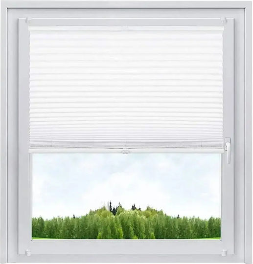 Woltu Fabric Shading Blind In White Colour W70xH220cm