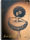 Tettris Spiral Notebook Ruled 60 Sheets 2 Subjects (Miscellaneous Designs) A4-2Θ-209