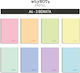 WhyNote Spirale Schulfachhefte A4 3 Themen Verschiedene Designs