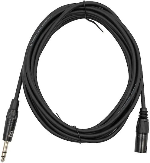 Tune Cable XLR male - XLR male Μαύρο 6m P62TU040