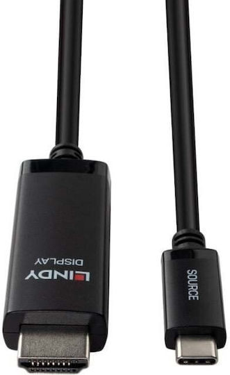 Lindy HDMI мъжки - HDMI мъжки 2m Черен
