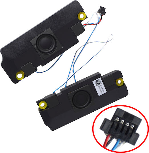Speaker Set Ηχεία Ζευγάρι Laptop Asus Vivobook Go 15 E1504f E1504fa E1504ga R1504ga E1504fa-bq204w E1504fa-l1322w 04072-05210200 Speakers Left+right Κωδ.1-spkr442