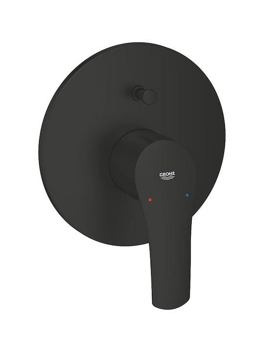 Grohe Eurosmart Вграден Смесител За Баня Черен