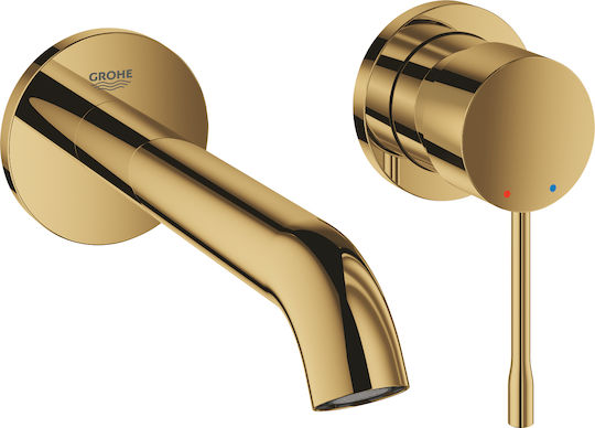 Grohe Essence Built-In Faucet for Bathroom Sink Silver