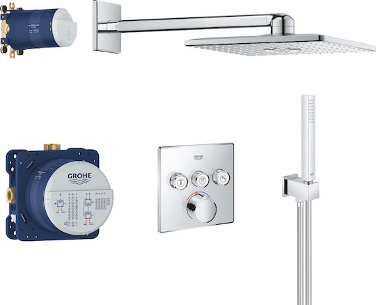 Grohe Smartcontrol Смесител за вграждане за душ Сребрист