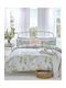Laura Ashley Set Bettbezug Baumwolle 240x220cm Übergröße mit 2 Kissenbezügen Duck Egg