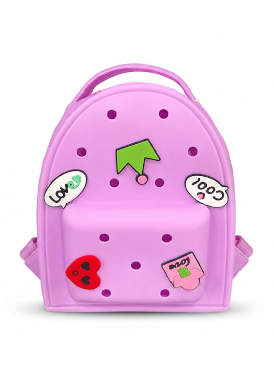Cti Kinder Tasche Rucksack Flieder 25x22x16cm