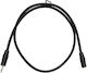 Tune Καλώδιο Ήχου 3.5mm male - 3.5mm female Μαύρο 0.9m P62TU028