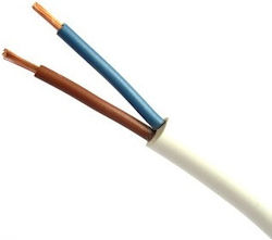 Cablu De Alimentare H03vv-f Omy 2x0.5 Alb 300v 100 M E113bb-yy001