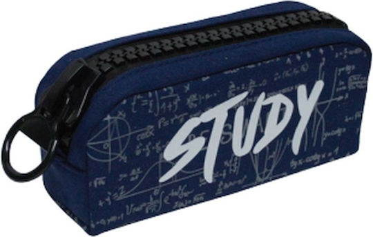 Spadi Study Pencil Case Cylinder Black