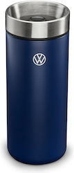 Volkswagen Thermos Bottle 400ml Blue