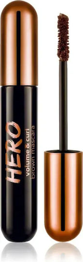 Flormar Hero Volume & Curl Mascara Curling Volumizing Mascara Shade Brown Capacity Ml 10