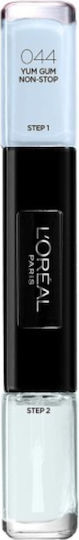 L'oreal Paris Infallible Lac de Unghii 2 în 1 44 Yum Gum Non-stop 2 X 5 Ml