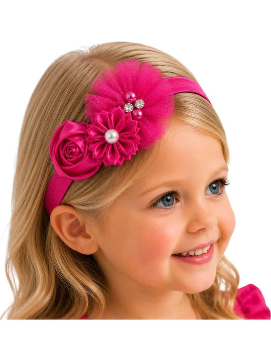 TakTakBaby Kids Hair Band In Fuchsia Colour