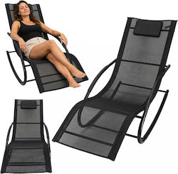 ikonka Strandstuhl - Sessel Schwarz ikonka Strandstuhl - Sessel Schwarz