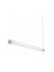 Luma Silver LED Pendant Ceiling Light with Warm White Light