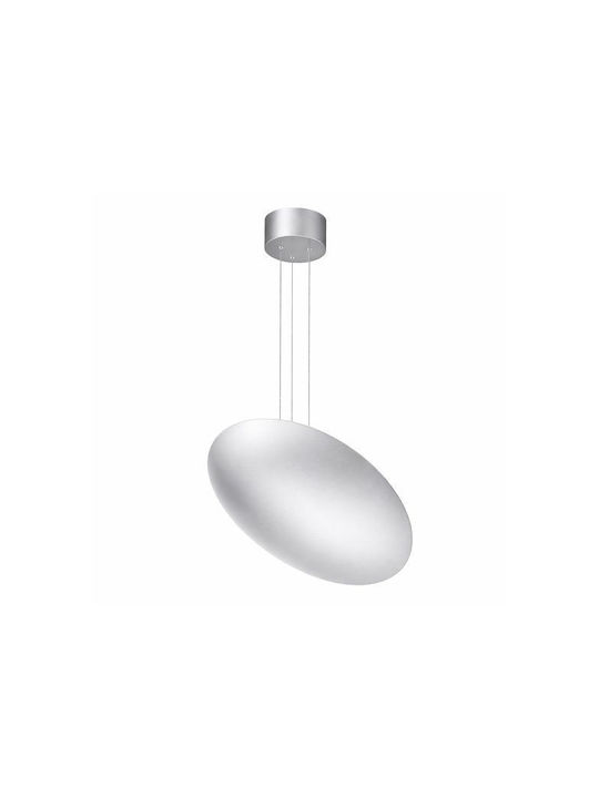 Luma Silver LED Pendant Ceiling Light with Warm...