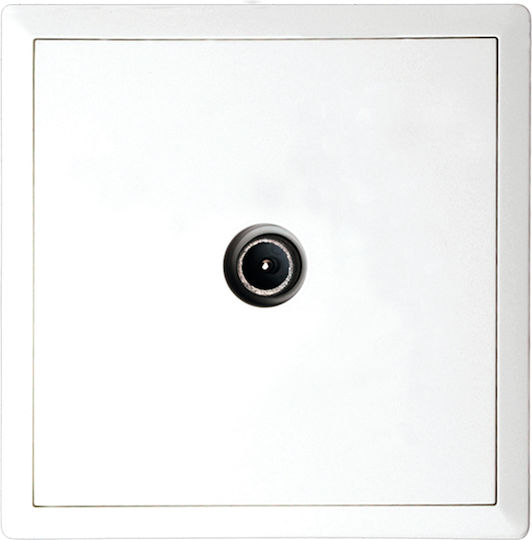 TV Terminal Socket 1db White Matte Lineme Gena 50-00616-31