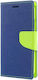 Fancy Fancy Brieftasche Aus Silikon Blau (Galaxy J5 2016)