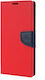 Fancy Wallet Din Silicon Roșu Galaxy S10