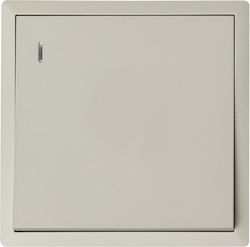 Бутон A R Aller Retour 10a/250v Светлосив Lineme Gena 50-00646-32 Бутон A R Aller Retour 10a/250v Светлосив Lineme Gena 50-00646-32