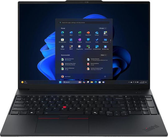 Lenovo Thinkpad E16 Gen 3 16" IPS FHD+ (Ultra 7-256V/16GB/512GB SSD/W11 Pro) (International English Keyboard)