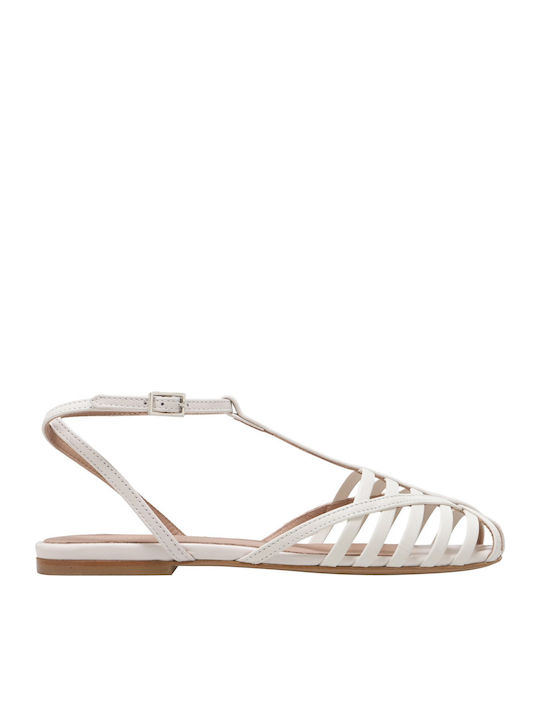 Kalogirou Deri Leather Flache Sandalen für Dame...