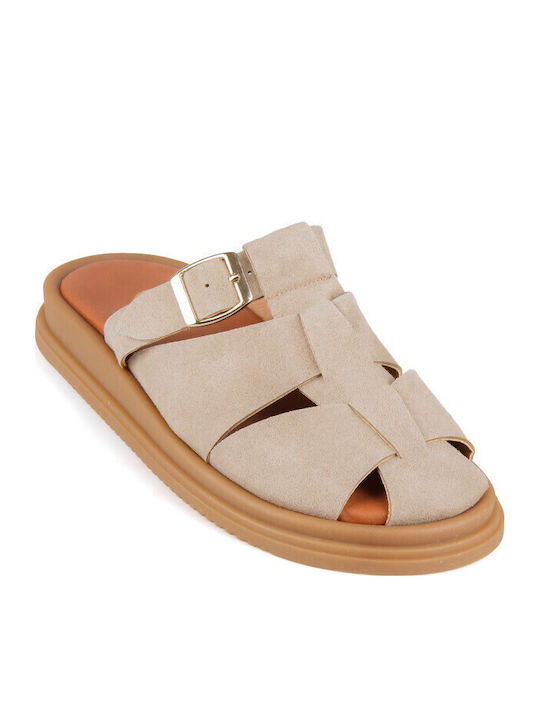 Silia D Leather Women's Flat Sandals Flatforms ...