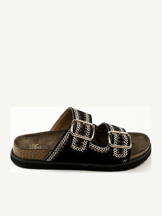 Fshoes Γυναικεία Σανδάλια Μαύρα
