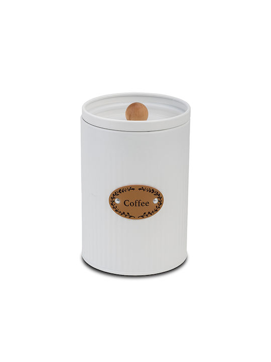 Nava Vase for Coffee with Airtight Lid Metallic Brown 1 Piece