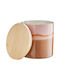 Butlers Medley General Use Vase with Lid Ceramic Pink 11x11x11cm