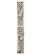 Morellato Leather Strap Beige 20mm