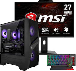 Vengeance Hammerfall-V5 MSI Edition Gaming Desktop PC Ryzen 5 8400F 16GB DDR5 1TB SSD GeForce RTX 5060 Ti Kein Betriebssystem και Monitor Msi Pro MP272PMG