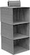 Fabric Hanging Clothing Shelf in Beige Color 30x30x60cm