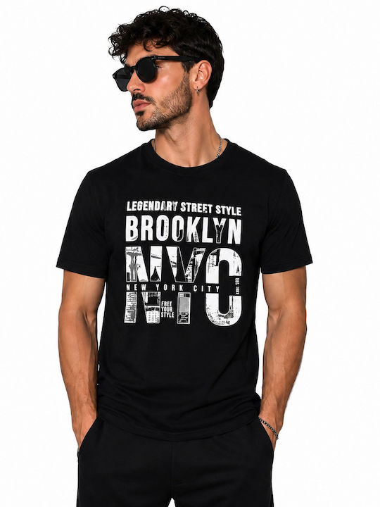 Bodymove Short Sleeve Black Blouse