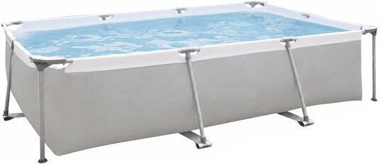 Piscină PVC 3701 l cu Cadru Metalic 300x207x66 cm