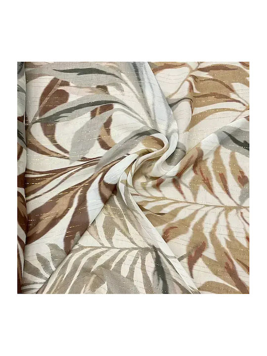 Decoration Fabric By Meter Width 140cm Earth Leaves