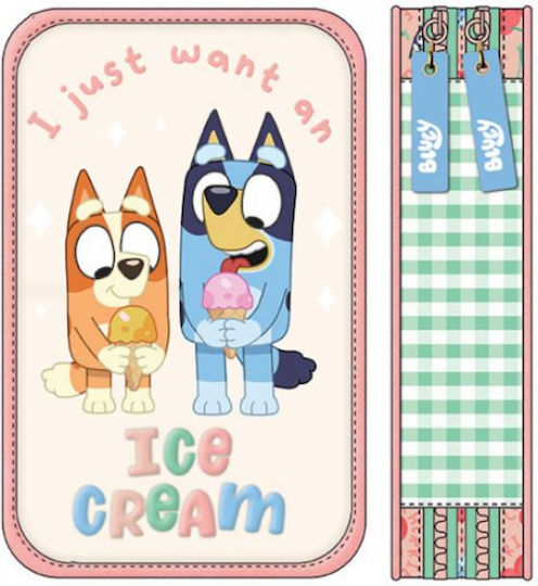Graffiti Ice Cream Bluey Filled Multicolour Pencil Case