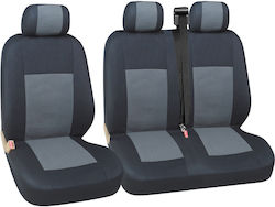Coperte Frontale Huse Scaune Auto Poliester Gri
