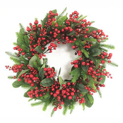 Liberta Plastic Wreath with Diameter 71cm