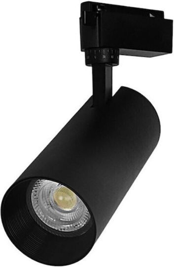 LED Natural White Spot in Black Colour