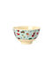 Rice Round Blue Melamine Serving Bowl