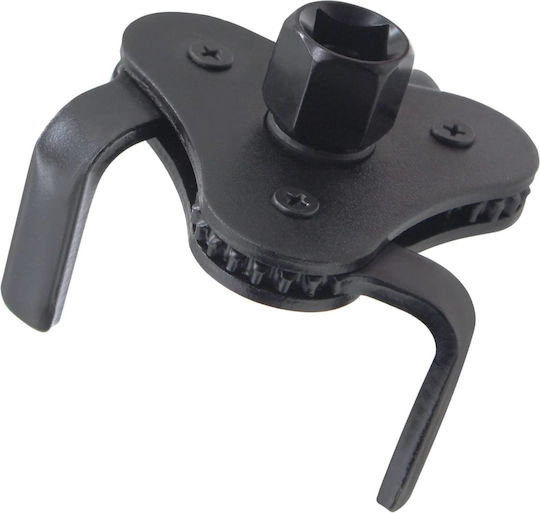 Cheie Universală pentru Filtre de Ulei cu 3 Brațe Neagră Reglabilă 55–108 Mm Funcționare Reversibilă Acționare Dublă 1/2" 3/8" Oțel de Calitate – Mașini Suv-uri Pickup-uri Tractoare