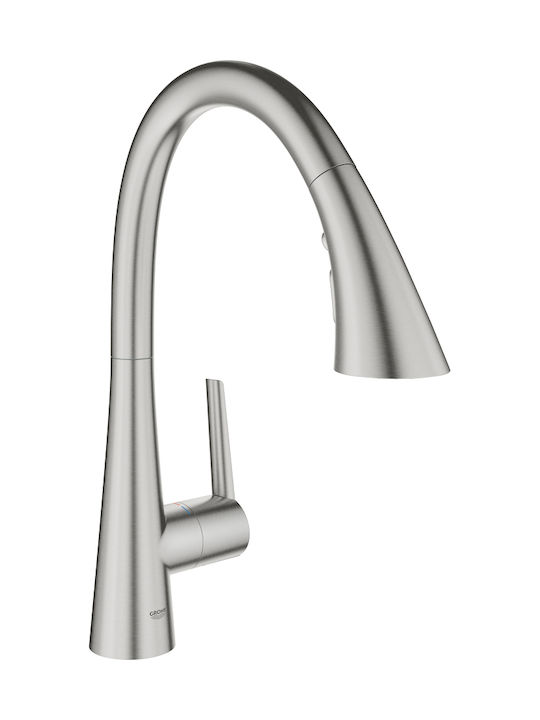 Grohe Zedra Kitchen Faucet Counter with Pull-Ou...