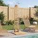 vidaXL Pool Shower 225x74cm White
