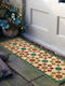 Artsy Mats Doormat Made of Coconut Tree with Non-Slip Backing Green Moroccan Tile Pattern Green 120x40cm AM12040GREENTILE