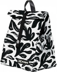 Graffiti Leaves Snack Bag Black 21x16x24cm Graffiti Leaves Snack Bag Black 21x16x24cm
