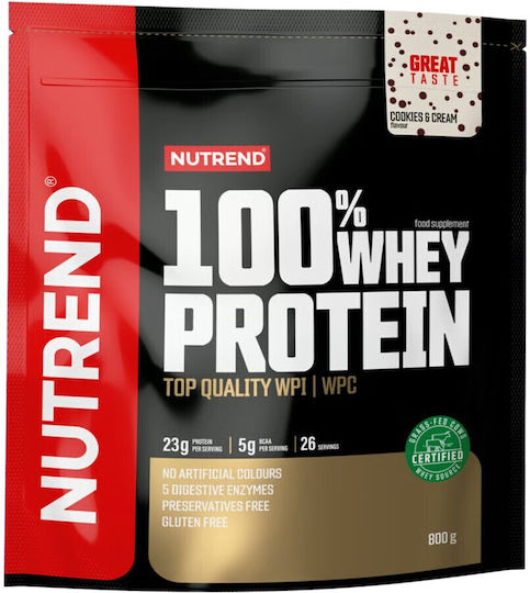 Nutrend 100% Био Протеин От Суроватка Без Глутен с Вкус Vanilla 800gr