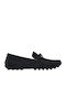 Suede Men's Moccasins in Black Colour