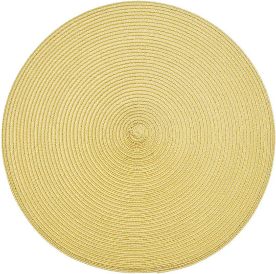 Laura Ashley Ribbed Set De Masă Galben 35x35cm